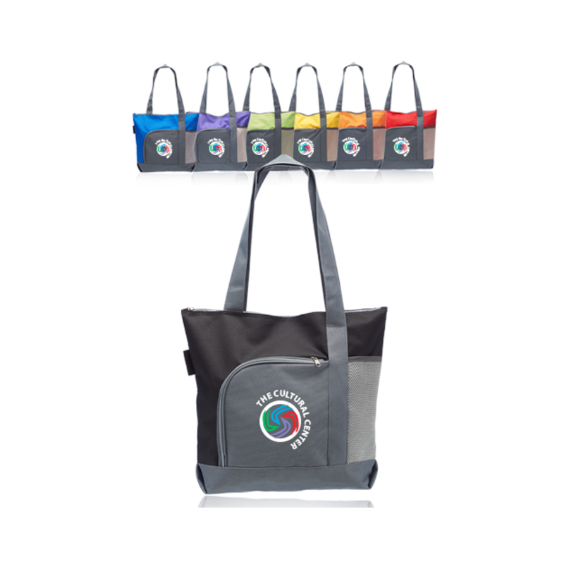 The Go Getter Two-tone Tote Bags