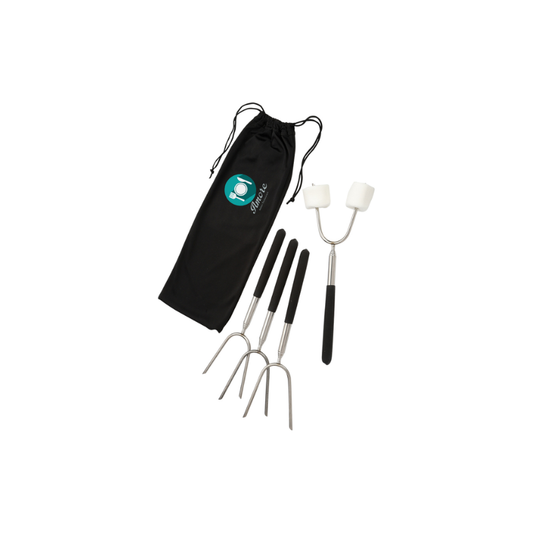 Extendable 34 Inch Roasting Sticks with Carrying Case