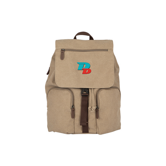 Double Barrel Canvas Backpack