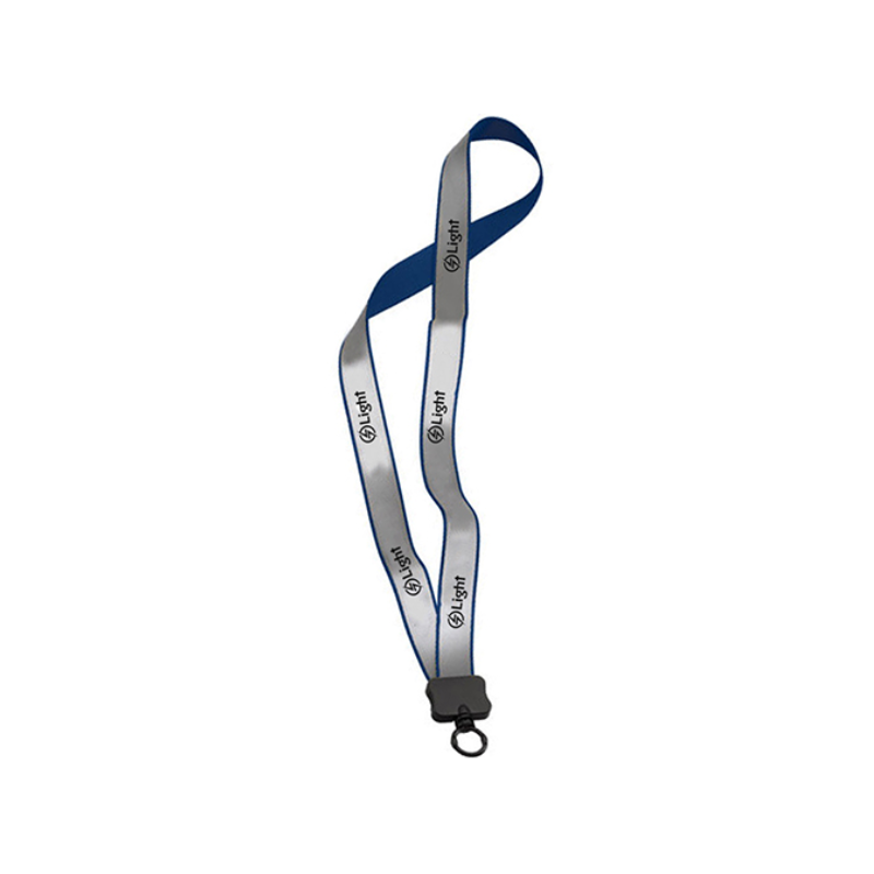 Reflective Lanyards with Snap-Buckle