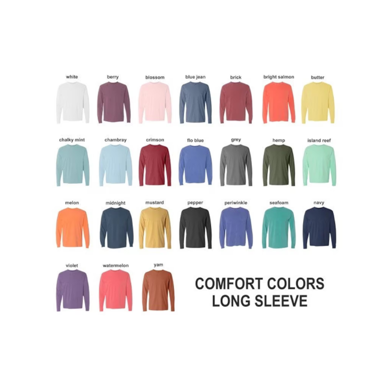 Comfort Colors Long Sleeve Tees