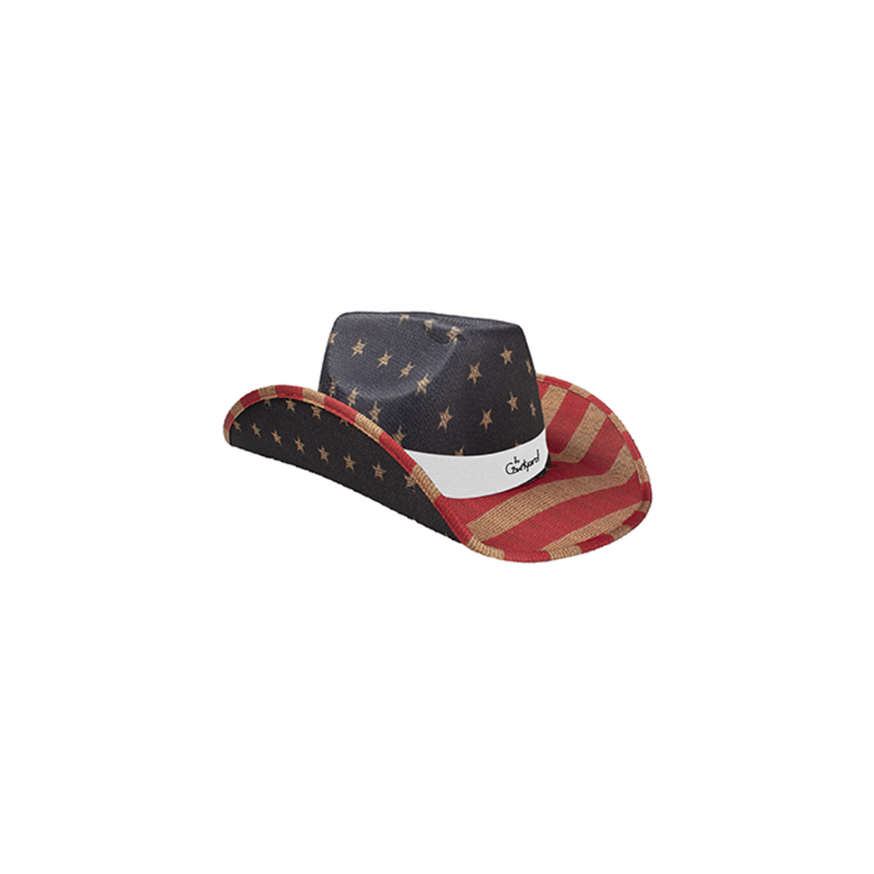 Vintage Patriotic Cowboy Hat