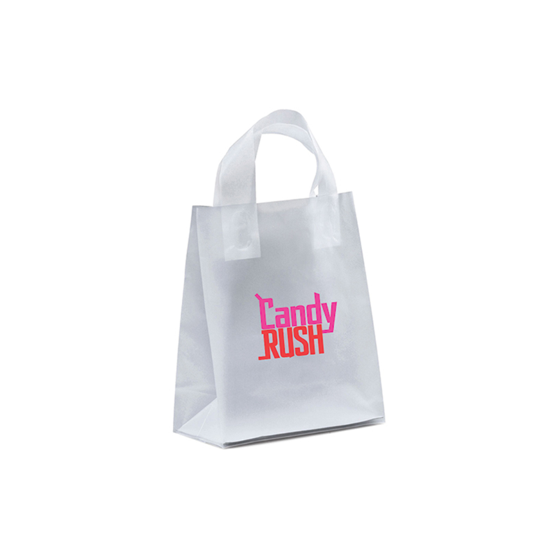 Hot Foil Stamp Frosted Plastic Bags