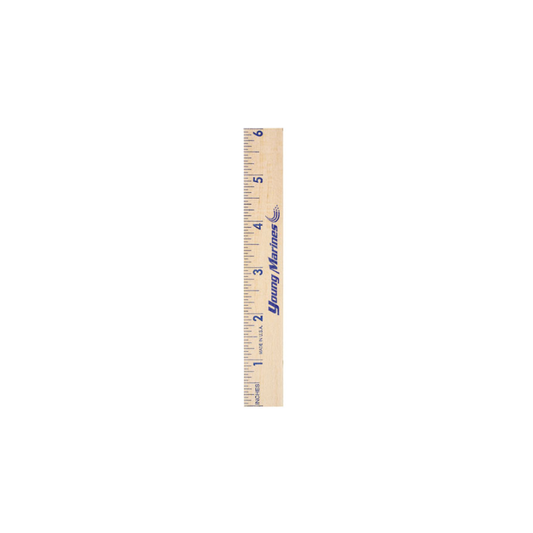 6 inch Flat Wood Rulers