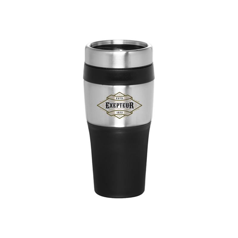 16 oz. Black Acrylic Color Accent Tumbler