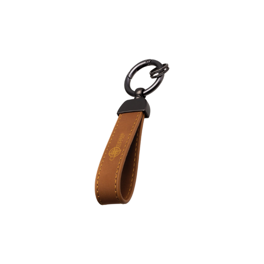 Leather Spring Clip Keytag