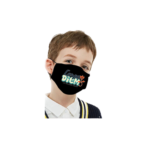 Kids Cotton Face Mask with Filter Pocket