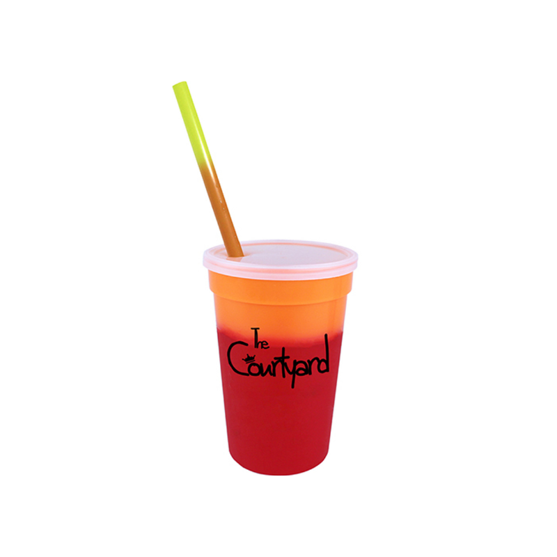 17 oz. Mood Stadium Cup Straw Lid Set