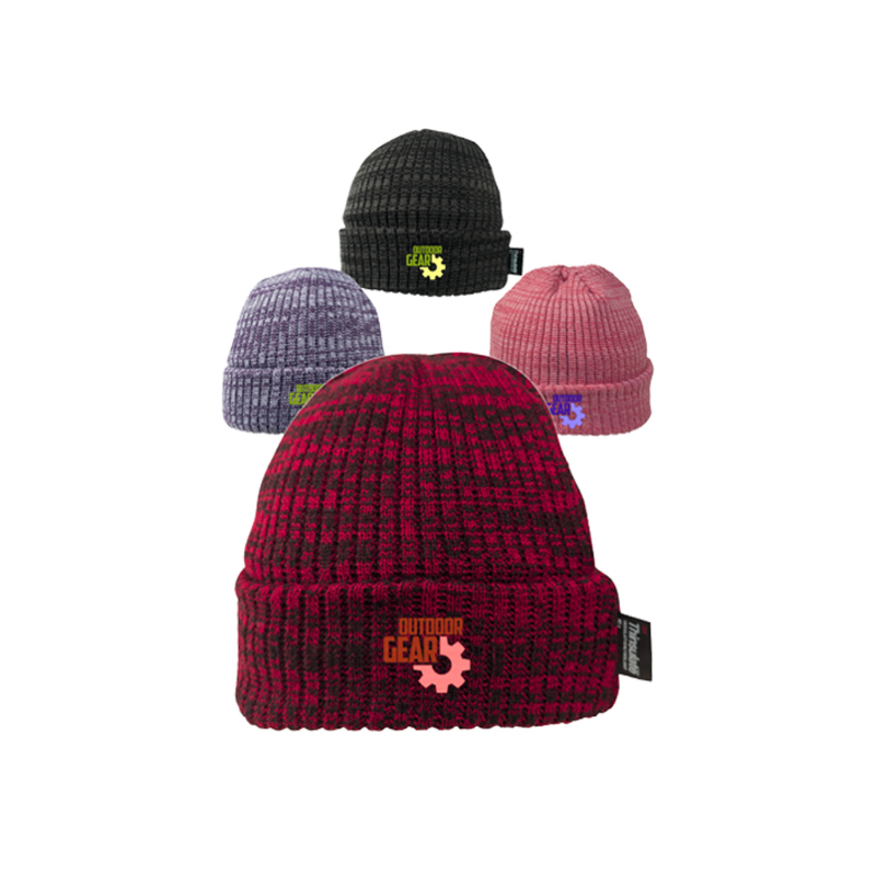 3M Thinsulate Marble Beanies With Fleece Lining