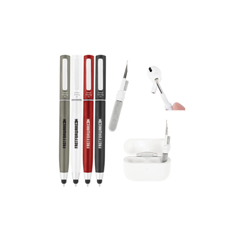 Stylus Pen with Earbud Cleaning Kit