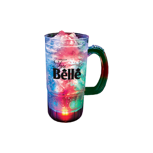 22 oz. Acrylic Plastic 3-Light Fluted Mugs