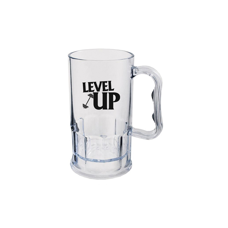 11 oz. Clear Plastic Beer Mugs