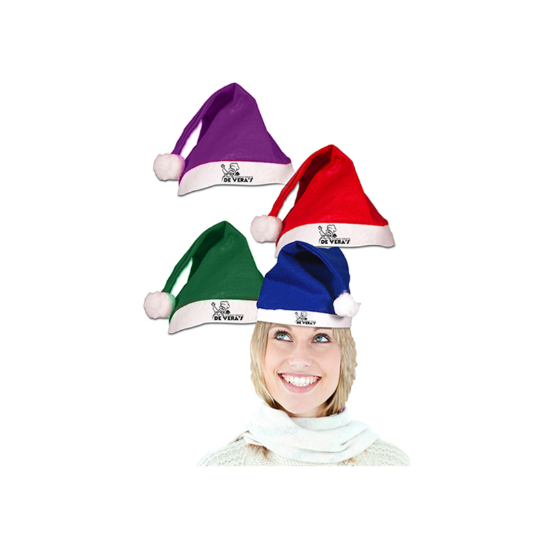 13 inch Felt Santa Hats in Variety of Colors