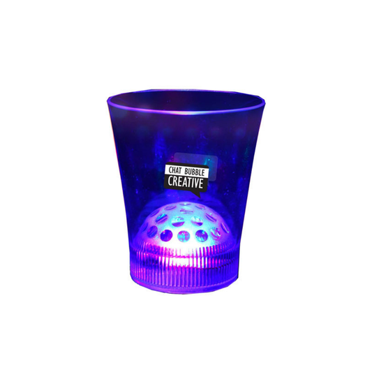 9 oz  LED Disco Ball Rocks Glasses