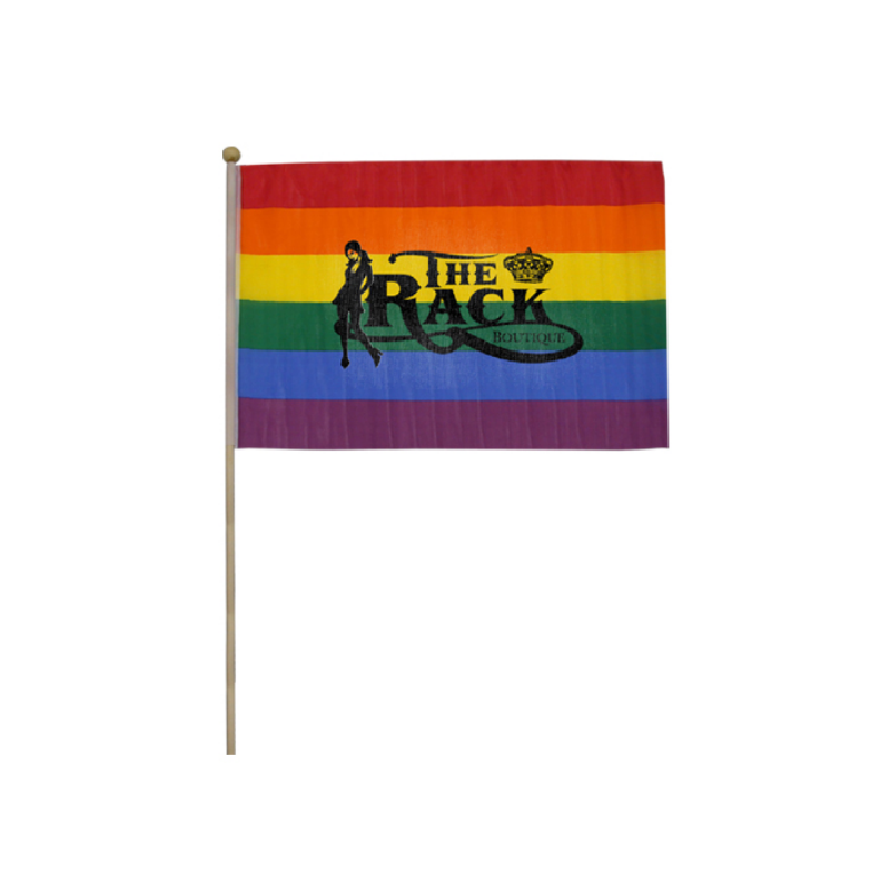 12 inch x 18 inch Rainbow Flags