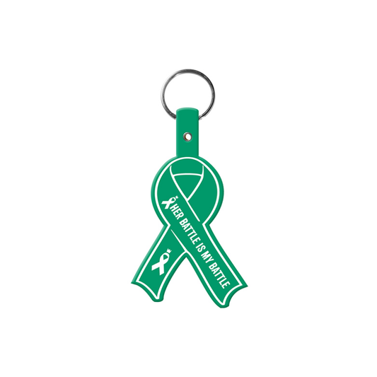 Awareness Ribbon Flexible Key Tags