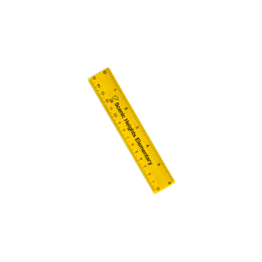 6 in. Color Plastic Rulers