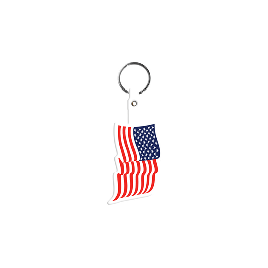 U.S. Flag Flexible Key Tags