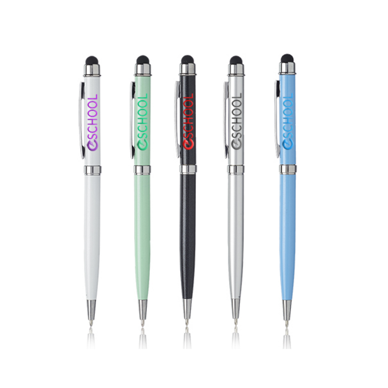 Slim Executive Metal Pen with Stylus