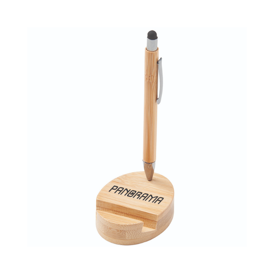 Bamboo Magnetic Stylus and Phone Stand