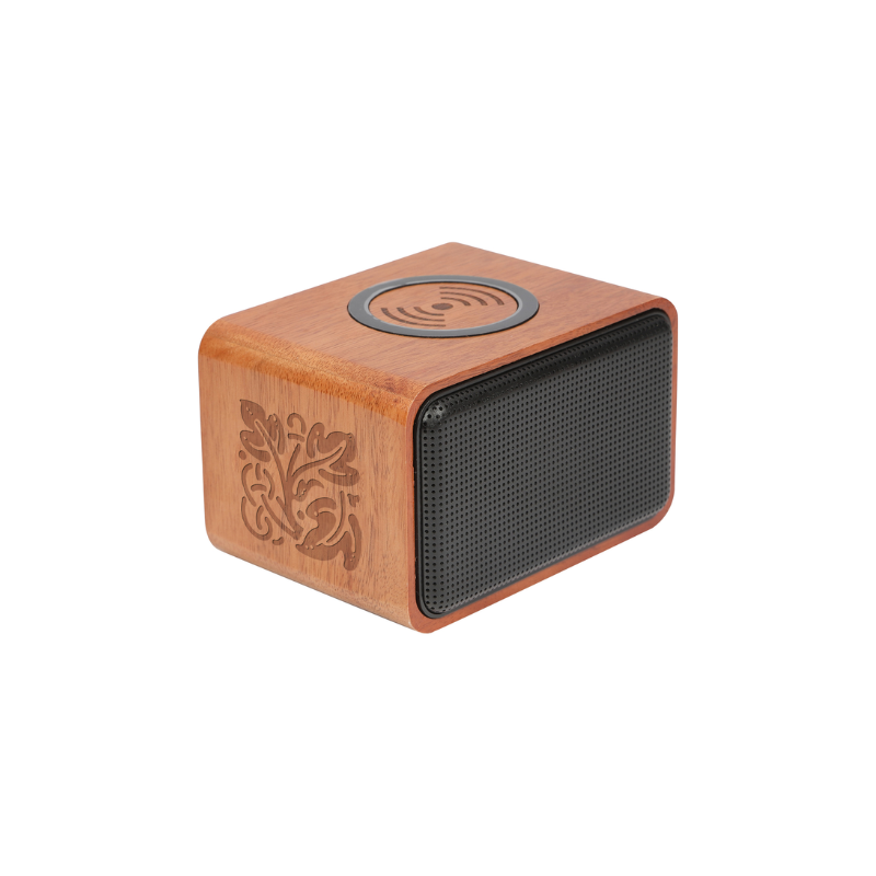 Wood Speaker w/ Wireless Charging