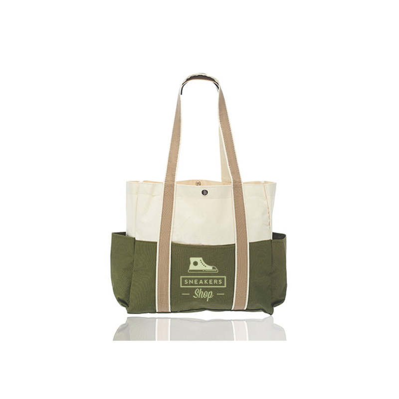 Dual Color Shoulder Tote Bags